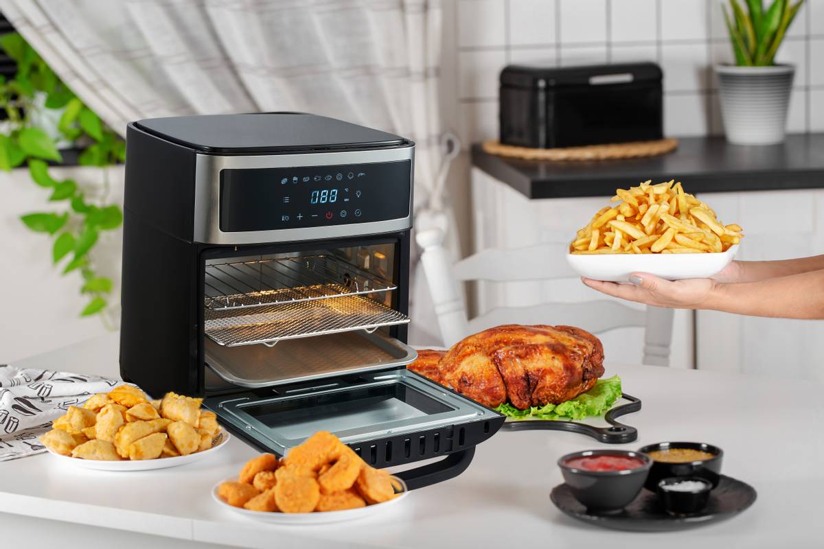 Airfryer 8 i 1 med rotisserie - 13l