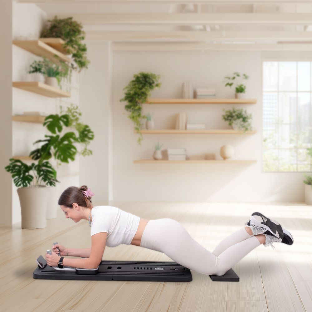Pilates Reformer inSPORTline treningsplattform - sammenleggbar
