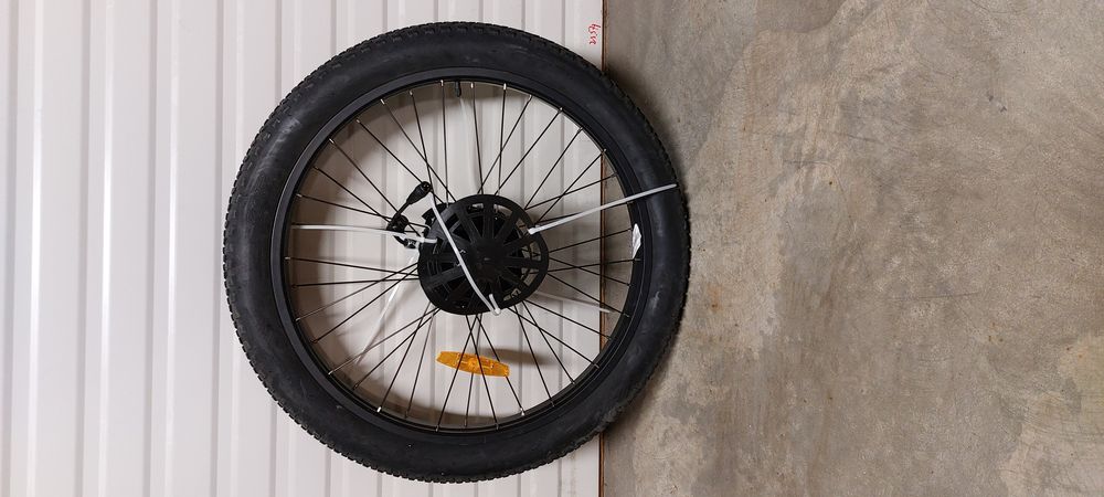 Komplett bakhjul med motor til tde17