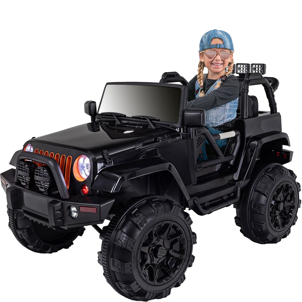 Elbil for barn offroad Jeep Adventure - sort