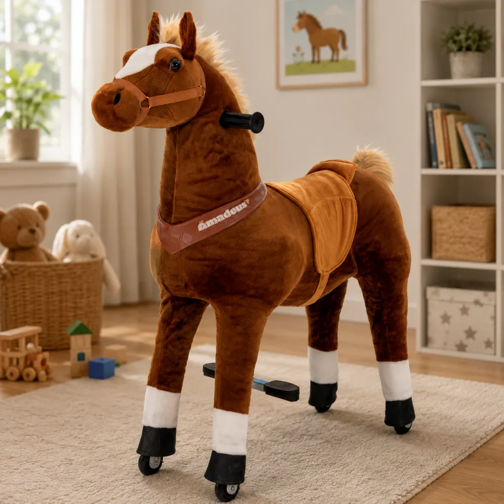 Ridehest Pony Amadeus Large - Lekehest 5 år