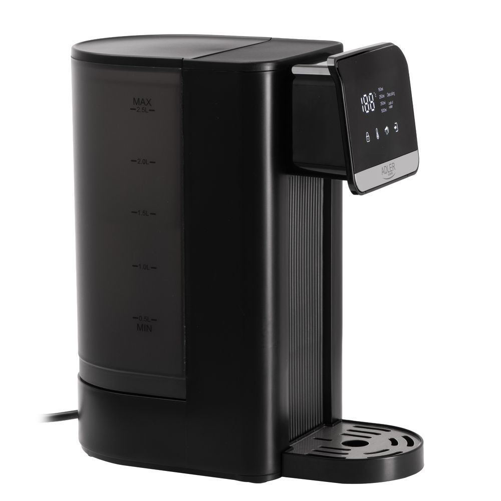 Varmtvannsdispenser med temperaturkontroll 2,5L - sort