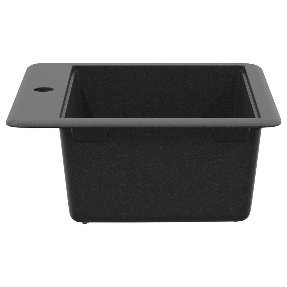 Vask i granitt 470x440 mm - sort