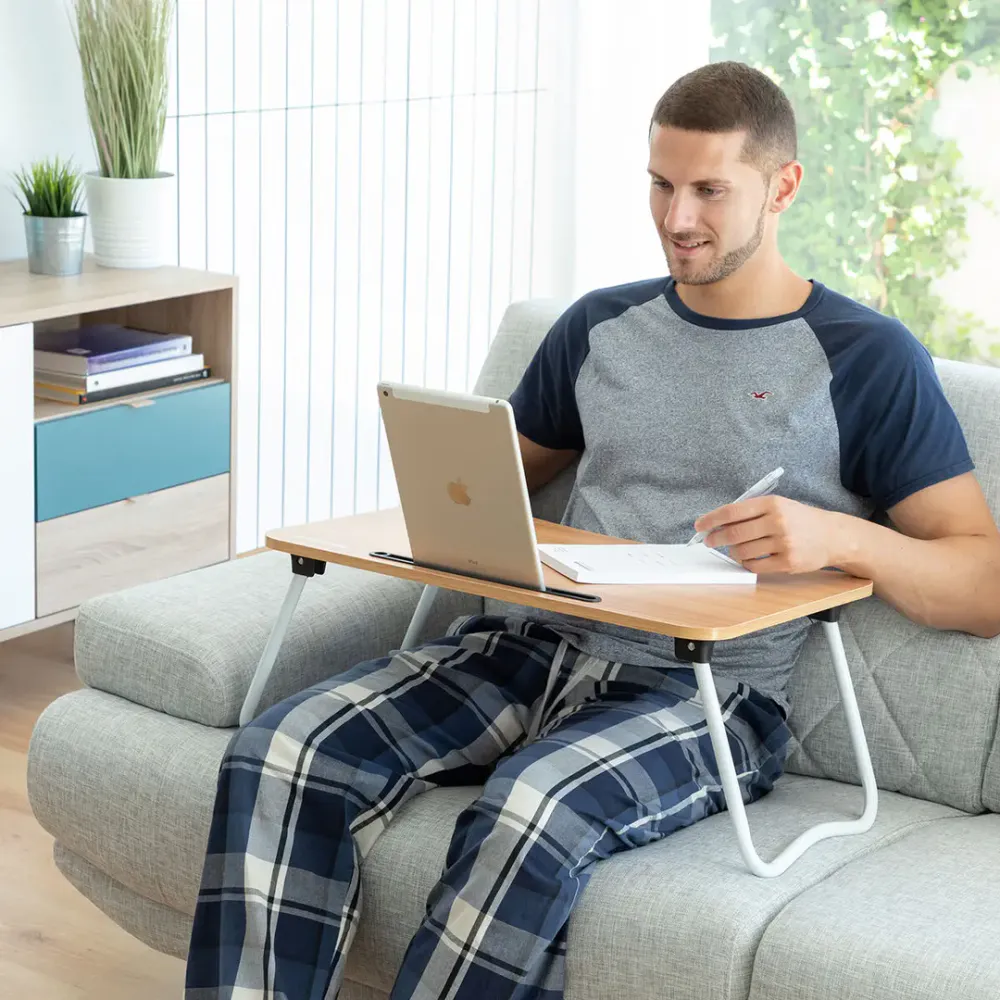 InnovaGoods laptopbord og leseryggpute med armlene