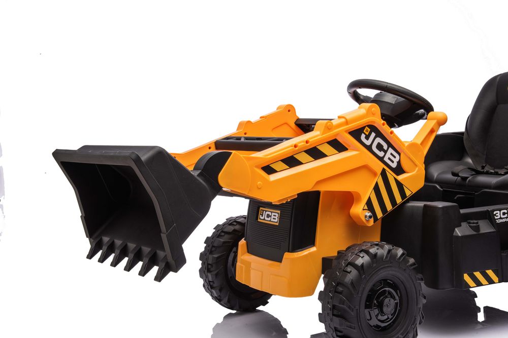 JCB Pushdozer barnebil 12V med fjernkontroll