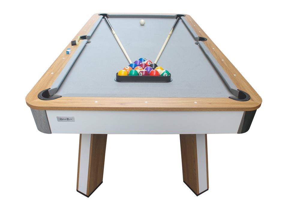  3 i 1Multifunksjonelt biljard og spisebord med bordtennis