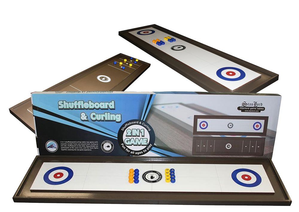 Stanlord Curling & Shuffle Pro-serie spill 2 i 1
