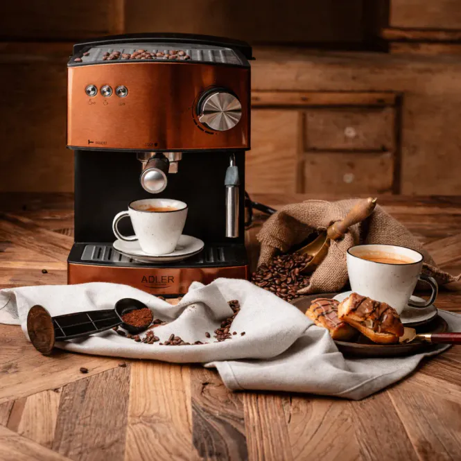 Hovedbilde Espressomaskin Klassisk 15 bar - kobber