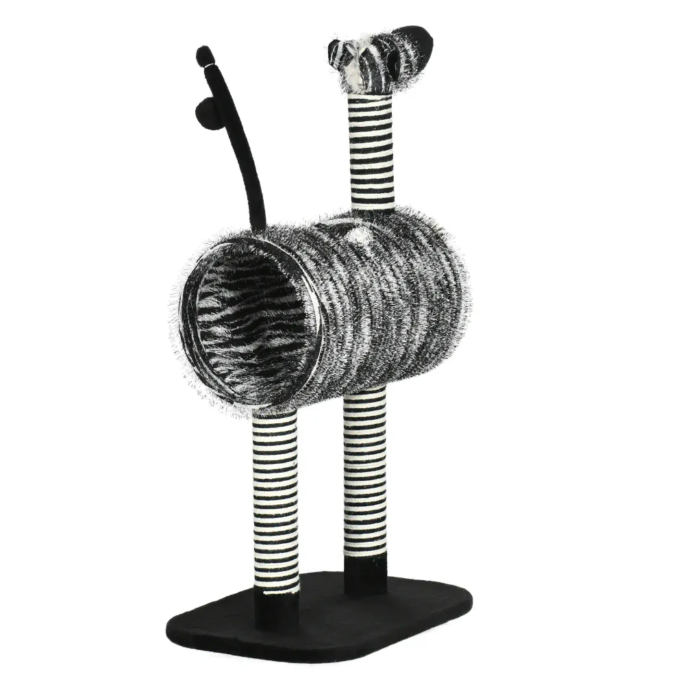 Klorestativ i sebradesign med tunnel - 93 cm