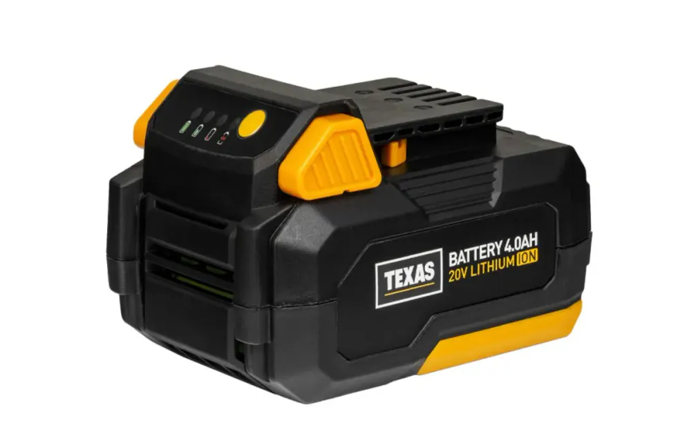 Texas snøfreser batteri 2x20V SBX2020 med 2 batterier og dobbel lader