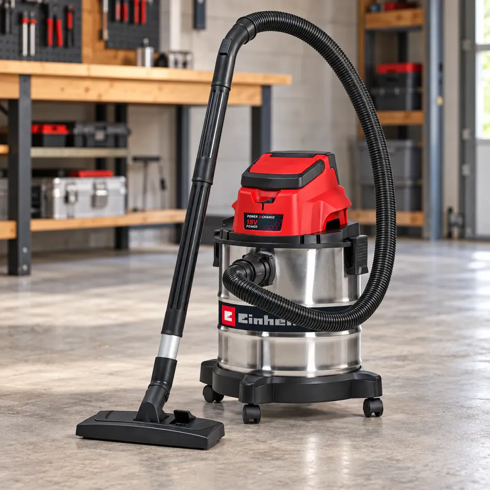 Einhell batteridrevet våt-/tørrstøvsuger TC-VC 18/20 Li S-Solo