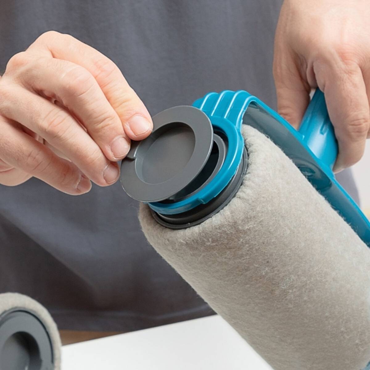 Antidryppende påfyllbare maleruller Roll'n'paint, sett 5 deler