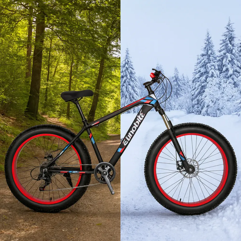Eurobike - fatbike - sort og hvit