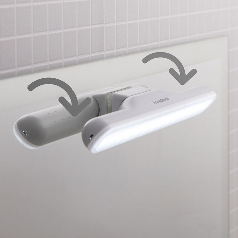 Praktisk oppladbar LED lampe med Magnet