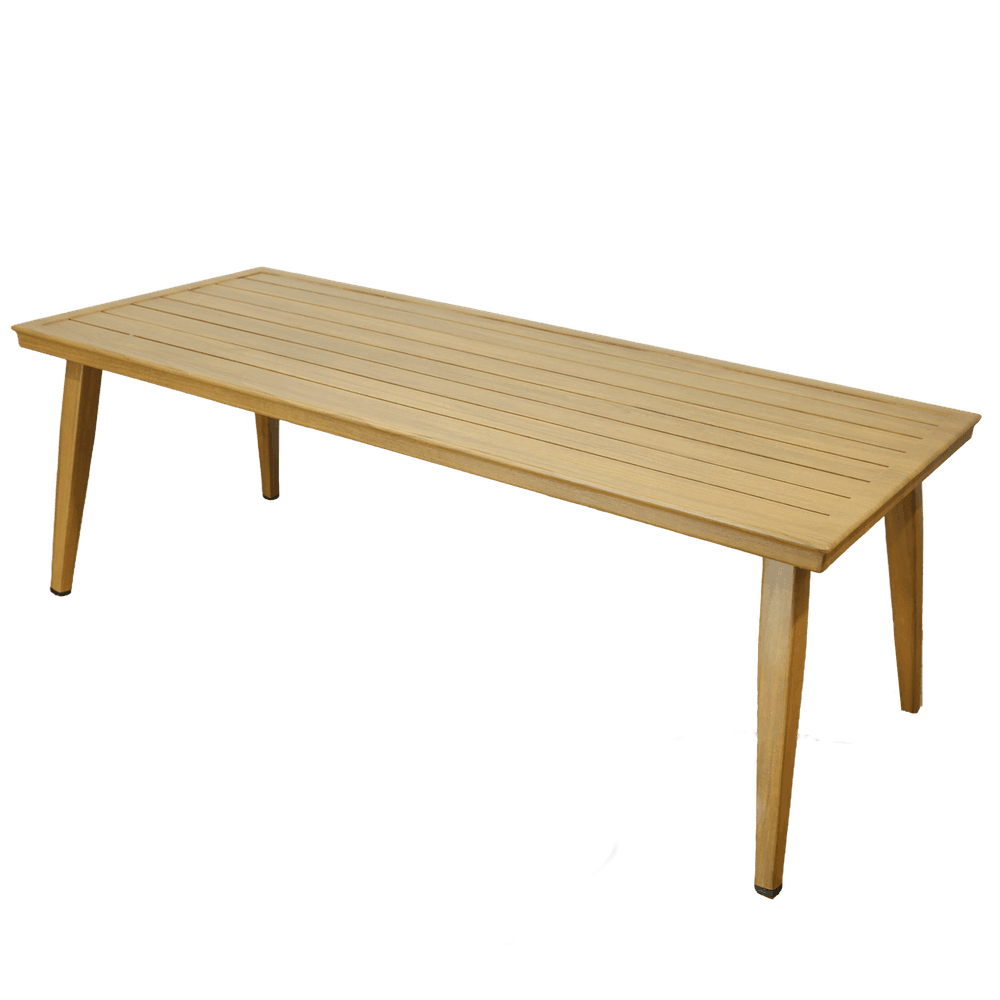 Aluminium hagemøbelsett 4 deler - trelook