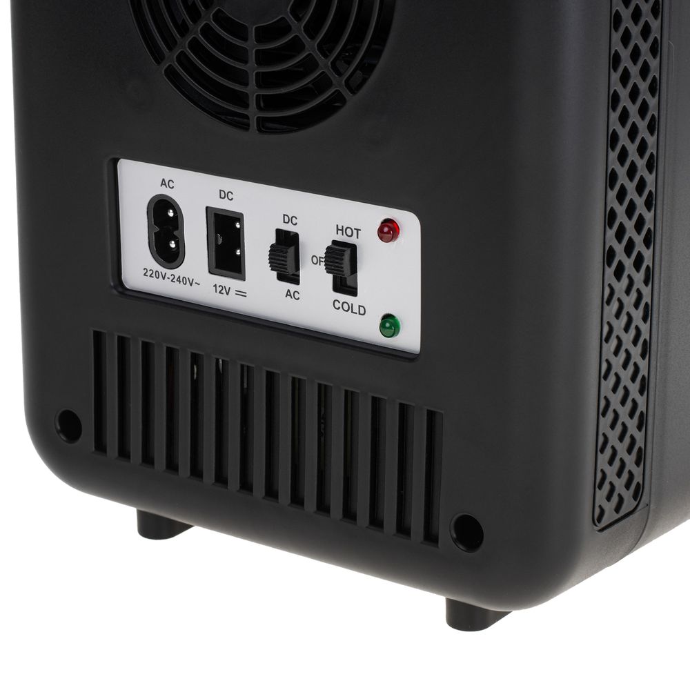 Mini kjøleskap 4 l - 12/230 volt - svart