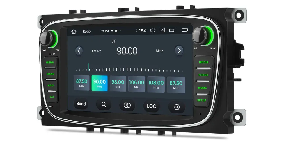 Android 14 DAB+ Bilstereo med 4G, CarPlay og DSP for Ford
