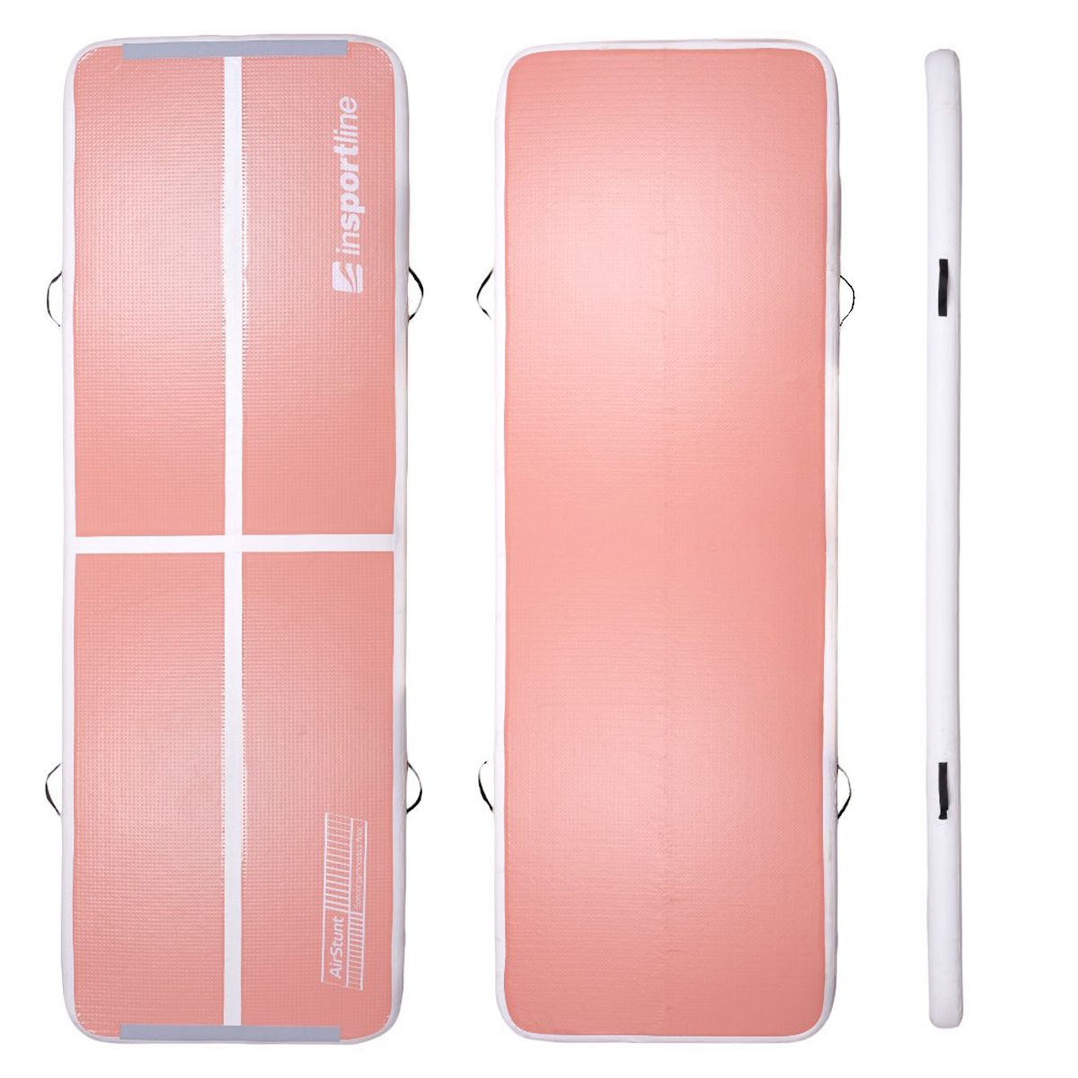 inSPORTline Airstunt Airtrack 300 x 100 x 10 cm – Allsidig treningsmatte til sport, lek og vann