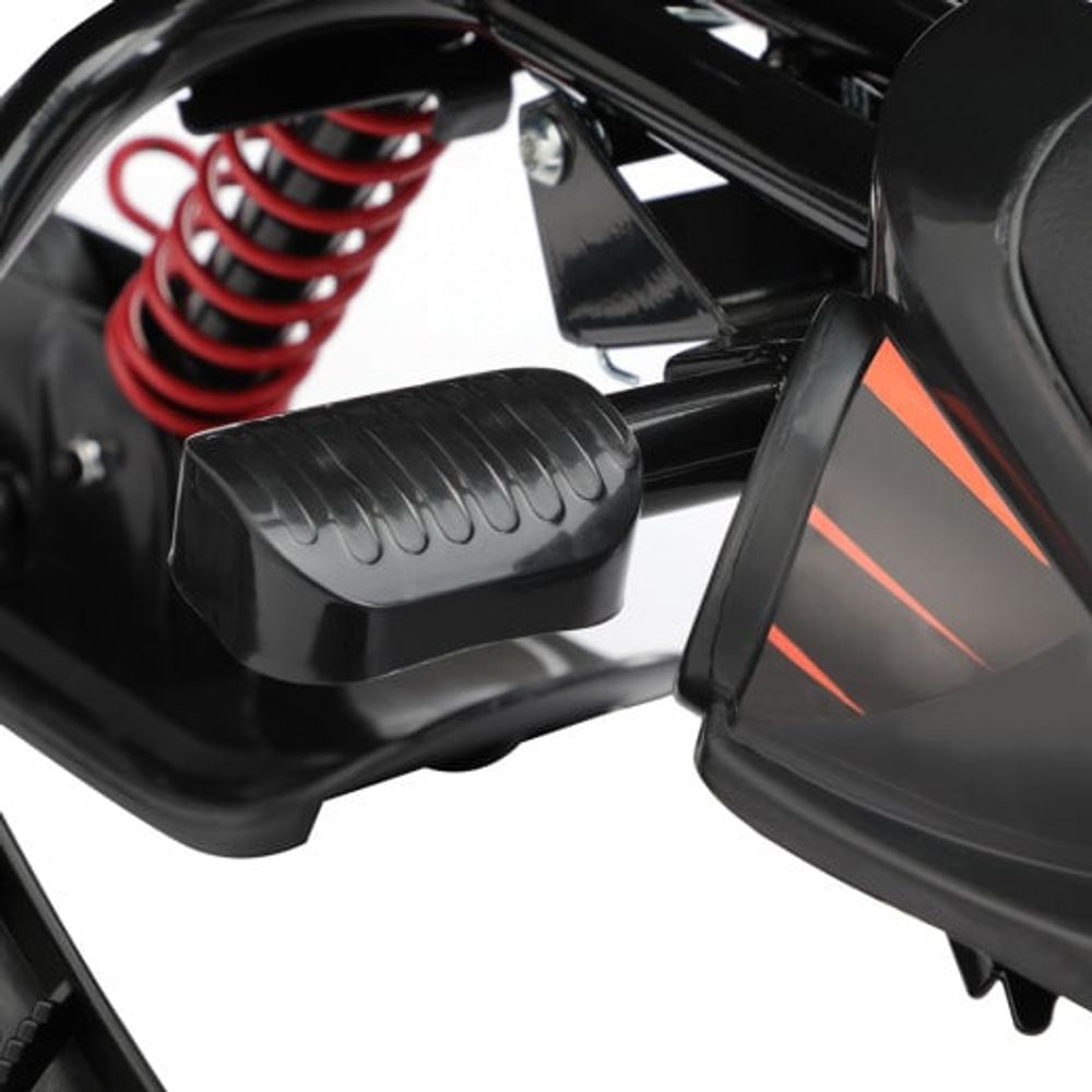 Rattkjelke Svart opp til 60kg Ski-Doo design -122 cm 