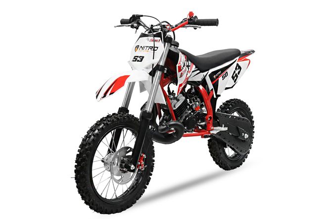 Hovedbilde Nitro Motors NRG50 50cc 9hk barnedirtbike 14/12