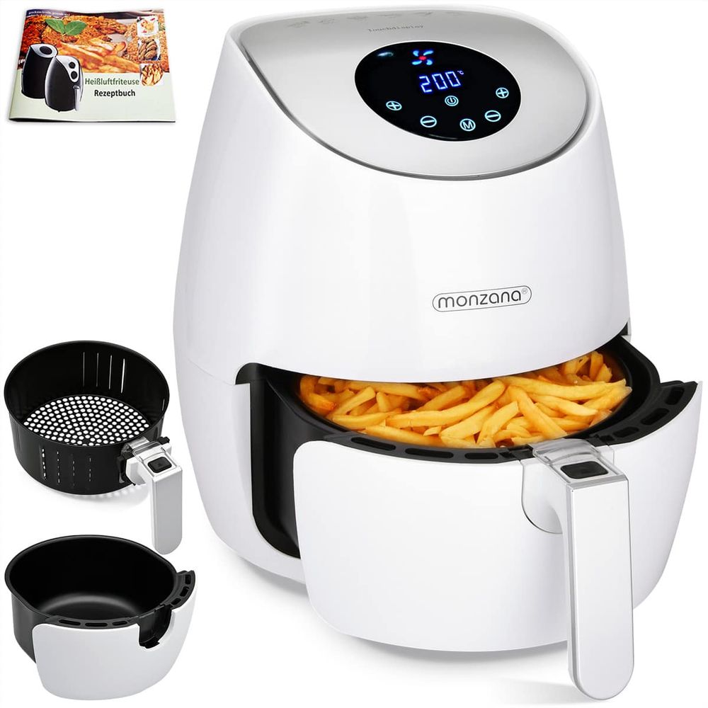 Airfrityr 9-i-1 berøringsskjerm 1500W 3,6 L - hvit