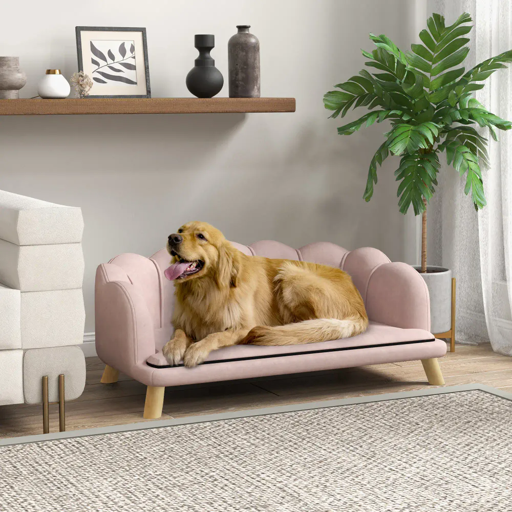 Skjellformet hundesofa til mellomstore hunder – fargevalg