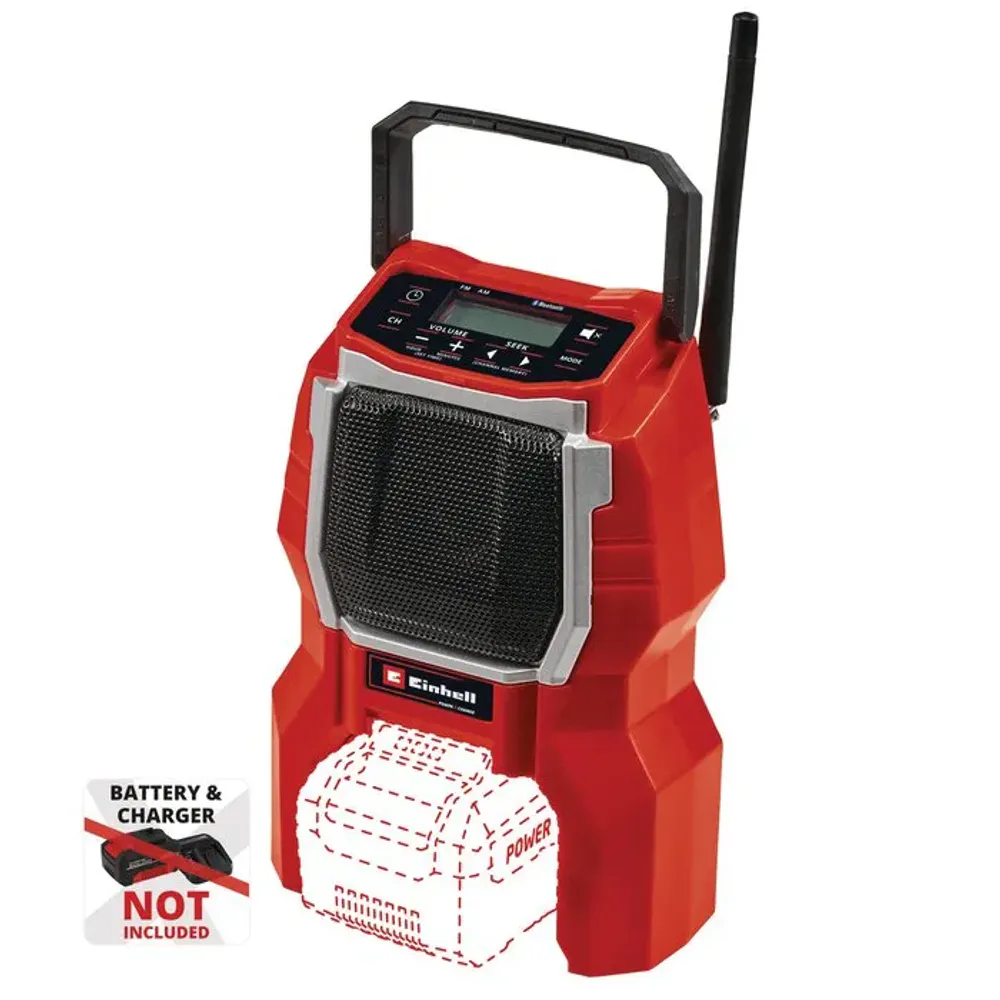 Batteridrevet radio TC-RA 18 Li BT - Solo