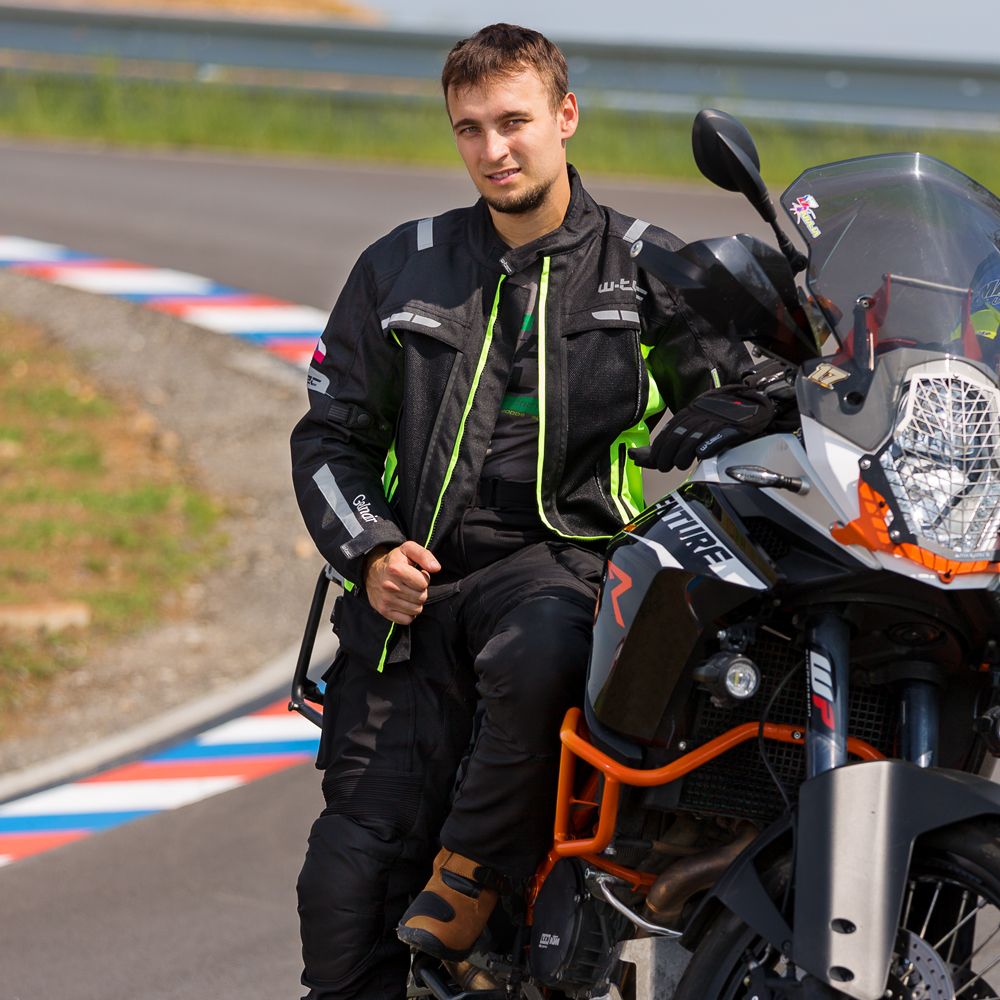 MC-jakke herre, W-TEC Gelnair