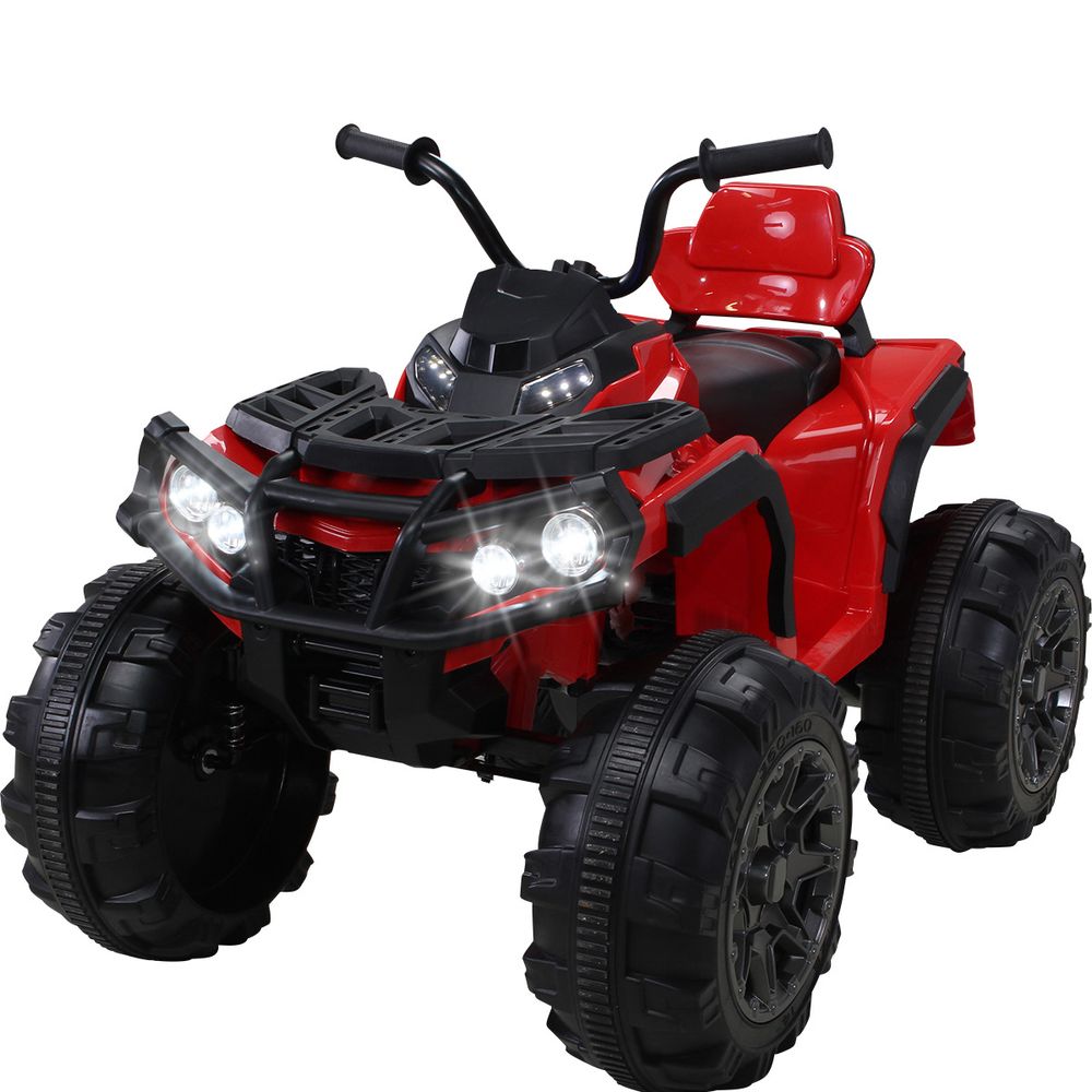 Quad ATV for barn, elbil - rød/hvit