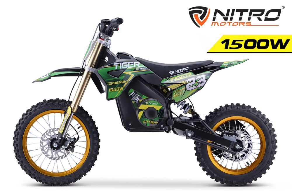 Tiger Eco 1500W el-dirtbike lithium 14/12