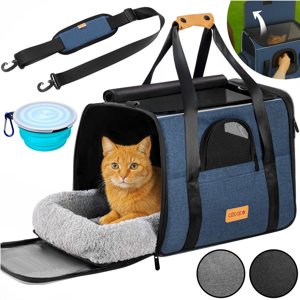 Transportveske katt og små hunder 44x34x31 cm - fargevalg