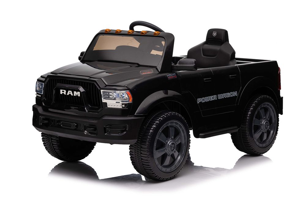 Dodge RAM elbil barn 12V med lys og fjernkontroll