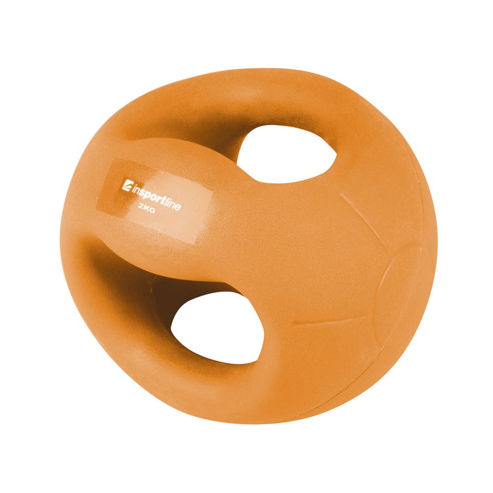 Medisinball med håndtak 2 til 6 kg