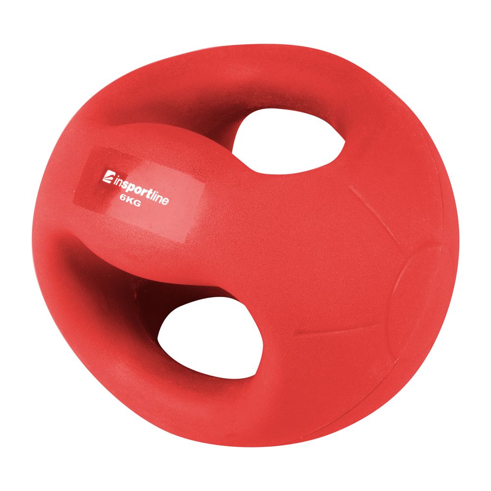 Medisinball med håndtak 2 til 6 kg