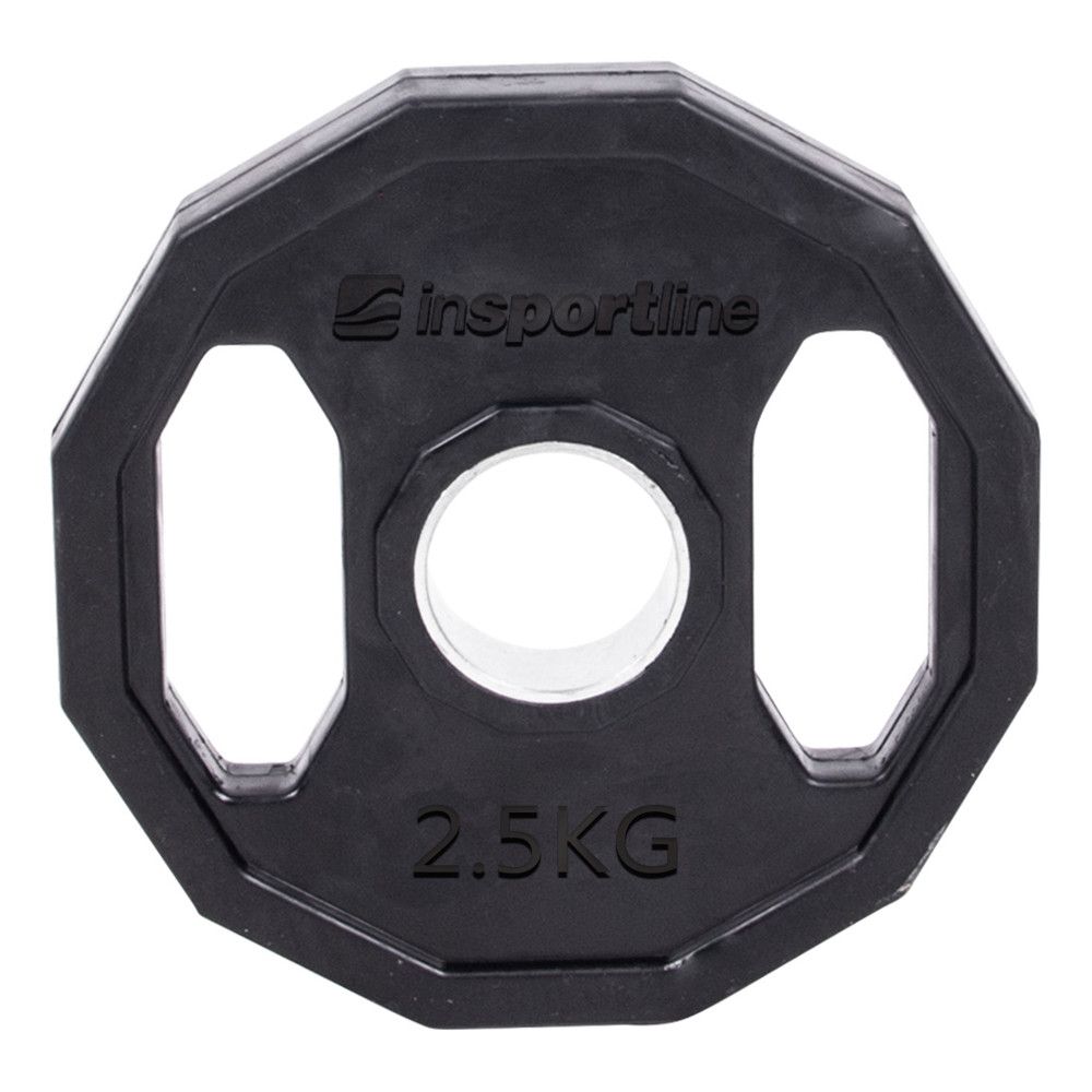 Vektskive 2,5 - 15 kg 50 mm gummibelagt Ruberton