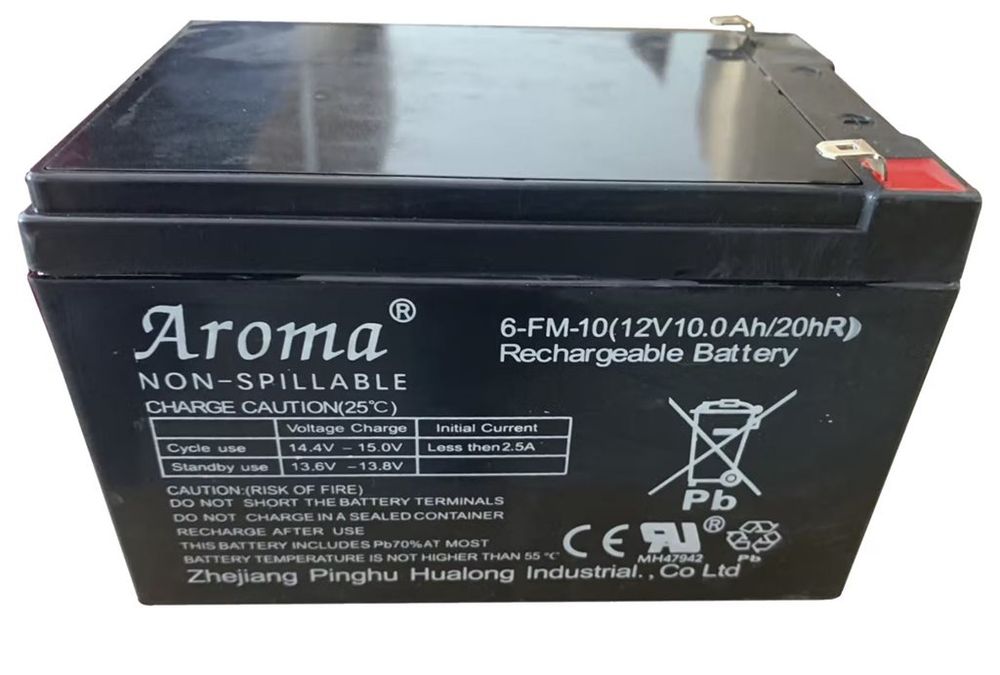 Batteri til barnebil - 6-FM-10 - 12V10Ah