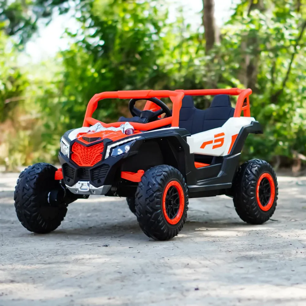 Warrior UTV for barn 2-6 år 4x4 oransje - 12V