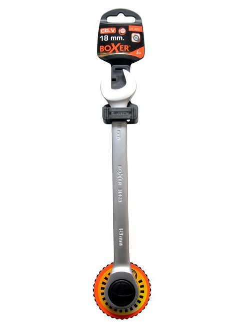 Hovedbilde Boxer® fastnøkkel med skrallefunksjon 18 mm