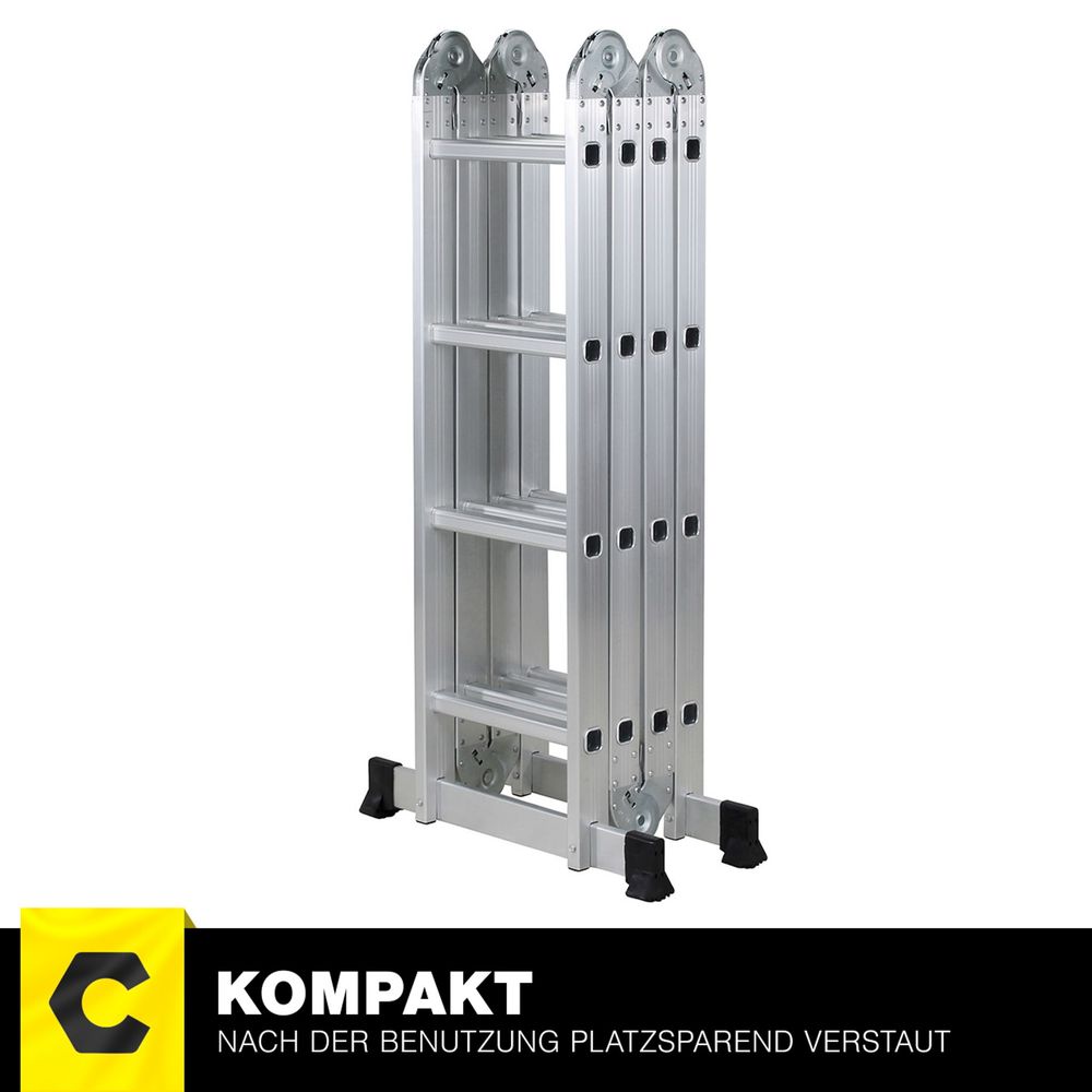 Multifunksjonsstige 6 i 1 3,5 m aluminium