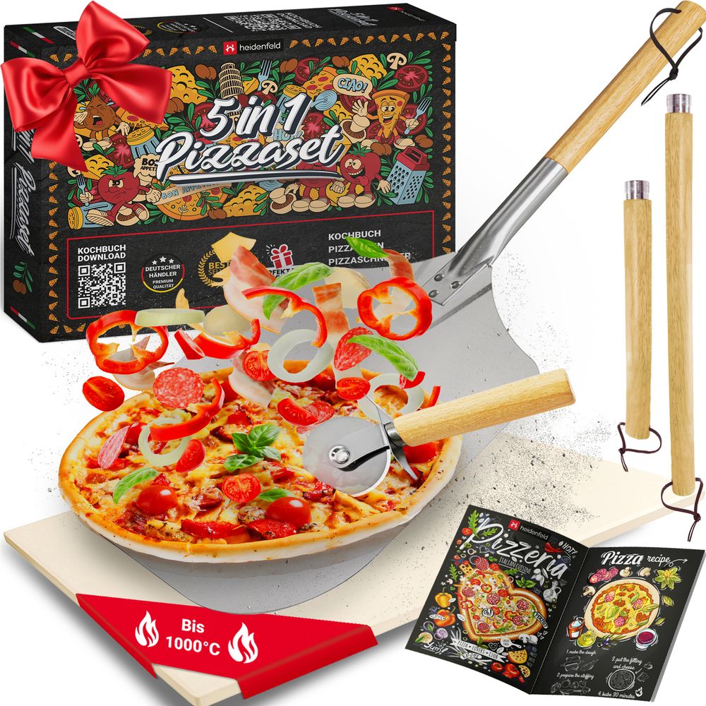 Heidenfeld 5-i-1 Pizza-Sett