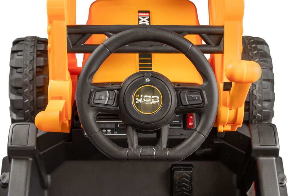 JCB Pushdozer barnebil 12V med fjernkontroll