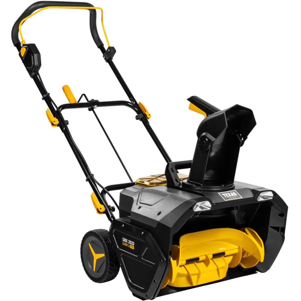 Texas snøfreser batteri 2x20V SBX2020 med 2 batterier og dobbel lader