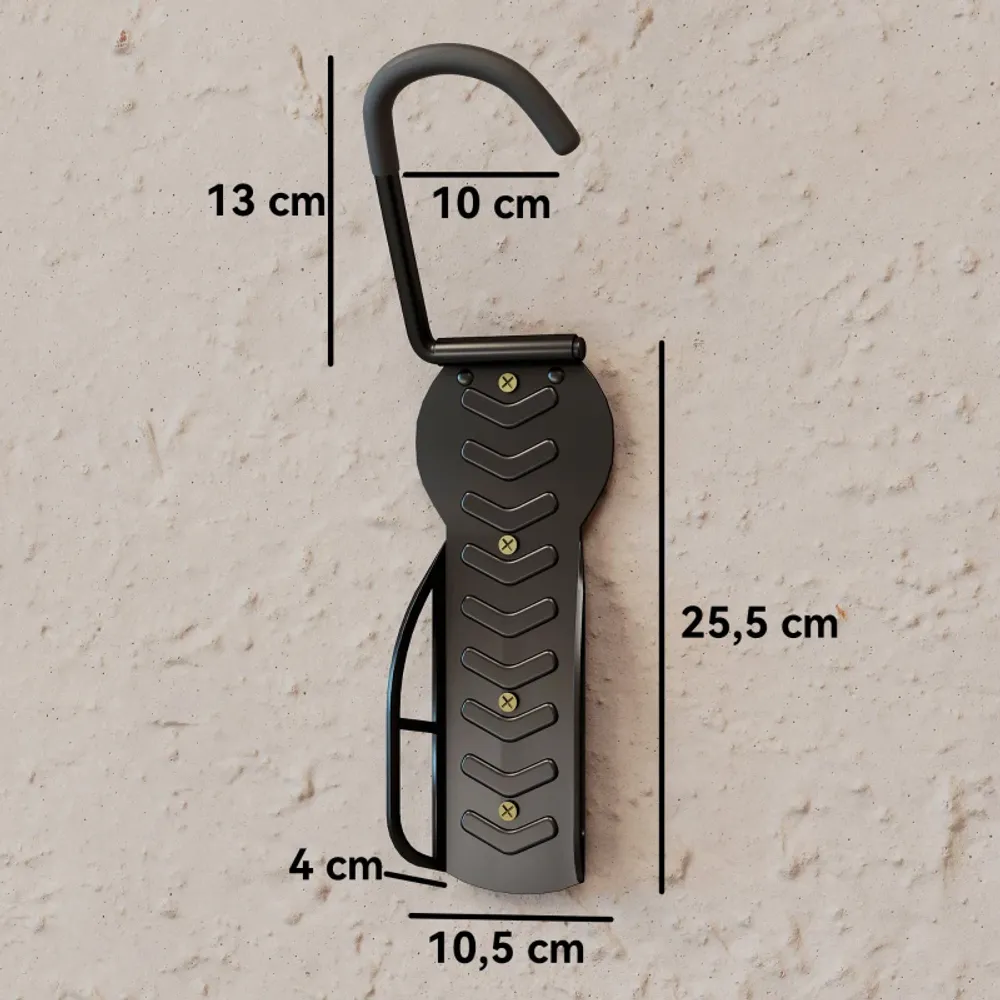 Sykkelveggfester for 4 sykler – 30 kg per feste