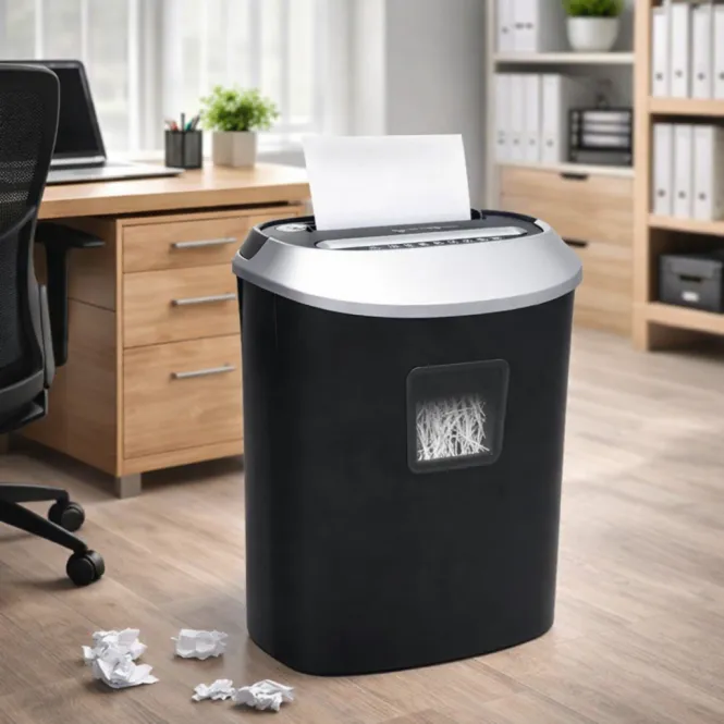 Hovedbilde Makuleringsmaskin 10 ark tverrsnitt sort