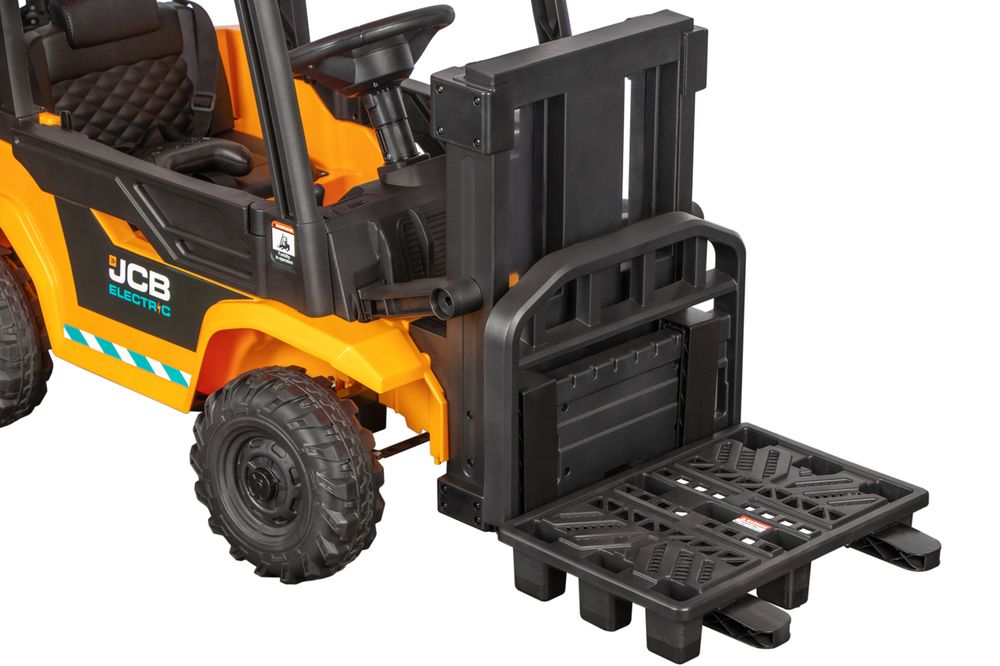 JCB Gaffeltruck Elbil for barn 12V med fjernkontroll